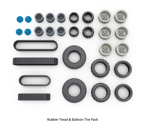 Rubber Tread & Balloon Tire Pack