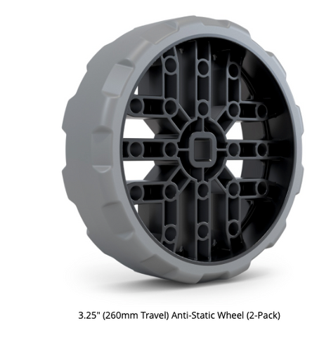 Wheels 3.25" (260mm Travel) Anti-Static Wheel (2-Pack)